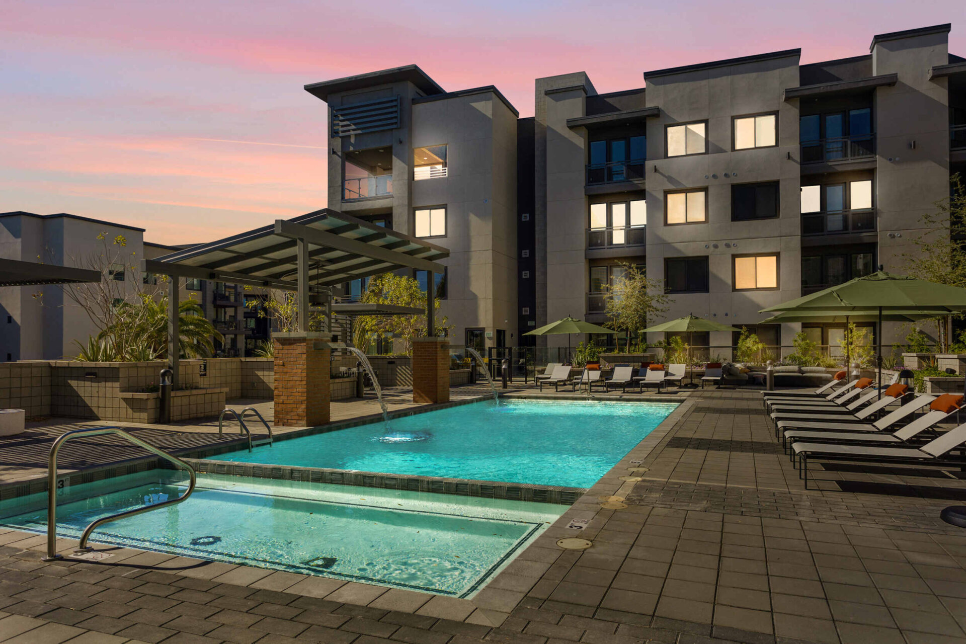 pool rendering at boadstone portland apartments in phoenix